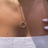 תליון יהלומים ליר