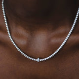 קולייר 4 קראט לור זהב לבן