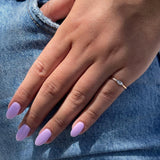 טבעת עין אמייל לבן ויהלום זהב אדום