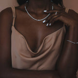 קולייר יהלומים 4 קראט לור זהב לבן