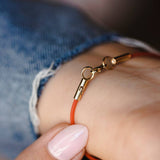 צמיד חוט אדום יהלום אמייל