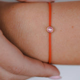 צמיד חוט אדום יהלום אמייל