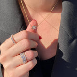 תליון לב מגן דוד