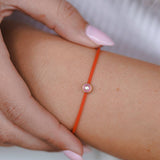 צמיד חוט אדום יהלום אמייל