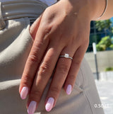 טבעת אירוסין גרייס 0.54 קראט זהב לבן