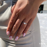 טבעת אירוסין גרייס 0.54 קראט זהב לבן