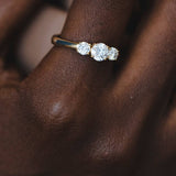 טבעת לורין יהלומים זהב צהוב