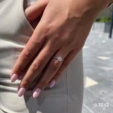 טבעת אירוסין הלני 0.70 קראט