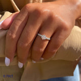 טבעת אירוסין צ׳לסי 0.90 קראט