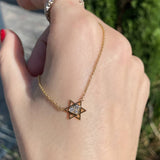 תליון לב מגן דוד