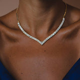 קולייר יהלומים 8 קראט