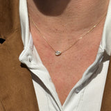 Modern Chablis תליון יהלום GIA - טיפה