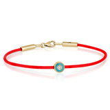 צמיד חוט עם חרוז יהלום