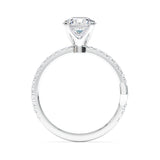 טבעת אנגליקה 1.2 קראט - זהב לבן