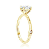 טבעת לונה 1.5 קראט - זהב צהוב