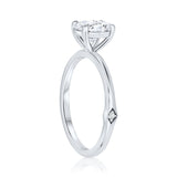 טבעת לונה 1.5 קראט - זהב לבן