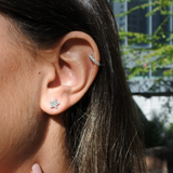 עגיל כוכב יהלומים Midi -בודד