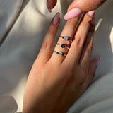 טבעת אירוסין יולי - זהב לבן