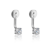 תוסף לעגילי יהלום צמודים קופידון זהב לבן