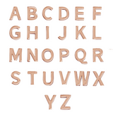 אות עם יהלום זהב אדום