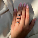 טבעת אירוסין יולי - זהב לבן