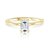 טבעת סרינה 1 קראט - זהב צהוב