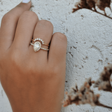 טבעת יהלומים גאיה זהב צהוב