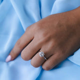 טבעת לוסיה 2 קראט