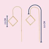 עגילי יהלומים Kiss