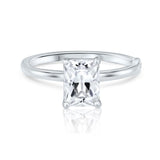 טבעת סרינה 2 קראט - זהב לבן