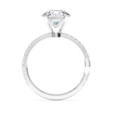 טבעת אנגליקה 2 קראט - זהב לבן