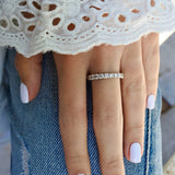 טבעת יהלומים ליר