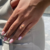 טבעת אירוסין סתיו זהב צהוב