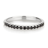 טבעת יהלומים שחורים