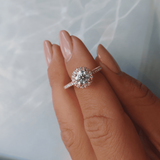 טבעת אירוסין לני זהב אדום