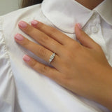 טבעת יהלומים ג'וזפין