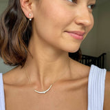 זהב צהוב LOR שרשרת יהלומים