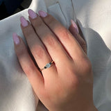 טבעת אירוסין יולי - זהב צהוב