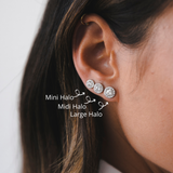 עגילי mini halo