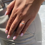 טבעת אירוסין גרייס 0.54 קראט- זהב צהוב