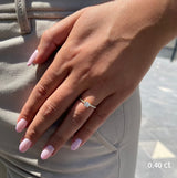 טבעת אירוסין גרייס 0.54 קראט- זהב צהוב