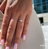 טבעת אירוסין הלני זהב צהוב