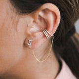 עגיל אות יהלומים (בודד)