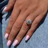 טבעת יהלומים הלנה