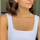 זהב צהוב LOR שרשרת יהלומים