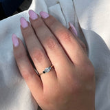 טבעת אירוסין יולי - זהב צהוב