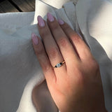 טבעת אירוסין יולי - זהב צהוב