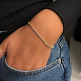 צמיד טניס זהב צהוב 1.25 קראט