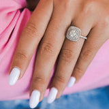 טבעת יהלומים אמיליה