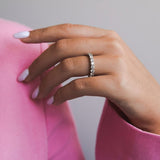 טבעת יהלומים ליר